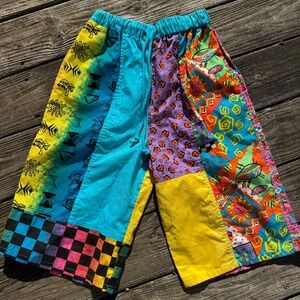 Vtg 1980s Gitano Express Jams Shorts Checkers It s Time to Have Some Fun 9/10